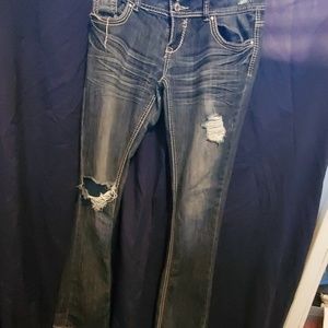 2 for $20 Womans Almost Famous Distressed jeans